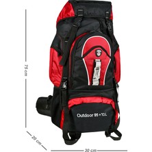 Cakard Dağcı Sırt Çantası Outdoor 95+10LT