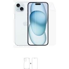 Wrapsol iPhone 15 Plus Full Body 360 Derece Ön Arka Yan Koruyucu Poliüretan Film