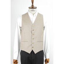 Kadir Büyükkaya Modern ve Şık Slim Fit Viskon Erkek Yelek - KAV1600W
