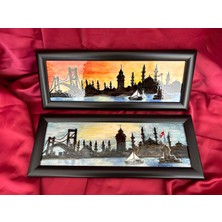 Limoncello Çini Atölyesi Dekoratif Çini Tablo 34X13