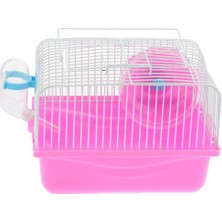 Lonni Küçük Fare Hamster Kafesi, Mama Dispenseri ve Egzersiz Tekerleği (Yurt Dışından)