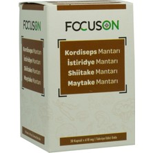 Misen Naturals Focuson Kordiseps Mantarı stiridye Mantarı Shiitake Mantarı Maytake Mantarı