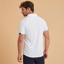 Decathlon Fouganza Erkek Binicilik Polo Tişörtü - Beyaz