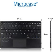 Microcase Tablet ve Telefonlar Için Şarjlı Touchpadli Türkçe Bluetooth Klavye - AL2724