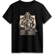 GUNSTY "bıg Boss Gorılla" Short Sleeve T-Shirt