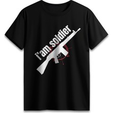 GUNSTY "ı Am Soldıer" Short Sleeve T-Shirt