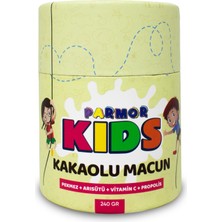 Parmor Kids Çocuklar Için Özel - Arı Sütü, Pekmez, Bal ve Vitamin Katkılı Kakaolu Macun