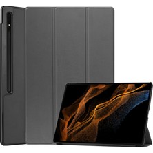 Shin-Wo Samsung Galaxy Tab S9 Ultra Folio Kılıf Çok Açılı Standlı Ince Hafif Koruyucu Kapak (Yurt Dışından)