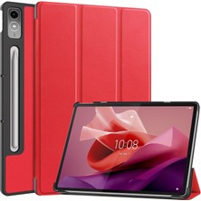 Shin-Wo Lenovo Tab P12 12.7'' Folio Kılıf Çok Açılı Standlı Ince Hafif Koruyucu Kapak (Yurt Dışından)