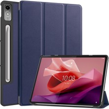 Shin-Wo Lenovo Tab P12 12.7'' Folio Kılıf Çok Açılı Standlı Ince Hafif Koruyucu Kapak (Yurt Dışından)