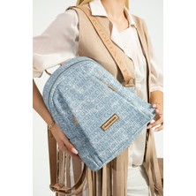 unique crane bags Kot Desen Deri Kadın Sırt Çantası