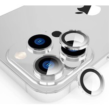 Nettech Apple iPhone 15 Pro Uyumlu Alüminyum Seri Kamera Cam Koruyucu