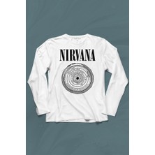 Kendim Seçtim Nirvana Bleach Albüms Rock Musiccircle Plak Uzun Kollu Tişört