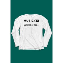 Kendim Seçtim Musicon World Off Müzik Dünya Uzun Kollu Tişört