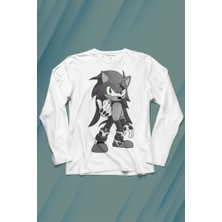 Kendim Seçtim Sonic Boom Hedgehog Uzun Kollu Tişört