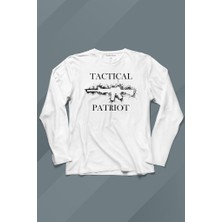 Kendim Seçtim Tactical Patriot Military Tüfek Silüeti Uzun Kollu Tişört