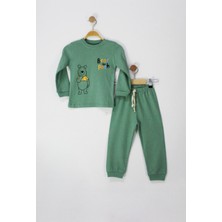 TRENDİMİZBİR Winnie The Pooh Baskılı Pijama Takımı