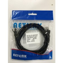 Scs Pazar Cat6 Network-Ağ-Internet Kablosu Patch Cord 23AWG Siyah Bakır