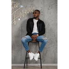 Akçaylar Regular Fit Torba Cepli Fermuar Kapamalı Astarsız Erkek Spor Polar Gömlek