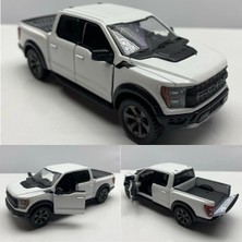 Hepsilazım Diecast Ford F-150 Raptor Çek Bırak 12 cm Metal Model Oyuncak Lisanslı Araba