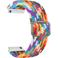 Basias Amazfit Gtr 3 / Amazfit Gtr 3 Pro Uyumlu Dokuma Ayarlanır Tokalı Kordon 22MM