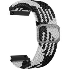 Basias Amazfit Gtr 3 / Amazfit Gtr 3 Pro Uyumlu Dokuma Ayarlanır Tokalı Kordon 22MM
