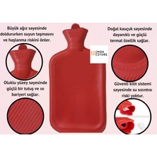 Arnee Etnik Desenli Kılıflı Sıcak Su Torbası Desenli Termofor , Tuluk  1.50 Lt