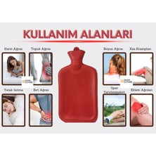 Arnee Etnik Desenli Kılıflı Sıcak Su Torbası Desenli Termofor , Tuluk  1.50 Lt
