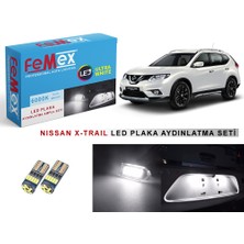 Femex Nissan X-Trail LED Plaka Aydınlatma Ampul Seti Femex Parlak Beyaz