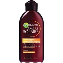 Garnıer Ambre Solaire Ideal Bronzluk Bronzlaşma Güneş Yağı 200ML