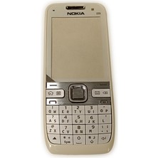 Nokia E55 Kasa Kapak Tuş Takımı E55 Uyumlu Siyah Renk Orta Kasa Ön Kapak Arka Kapak Tuş Takımı