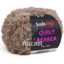 Knit Me Curly Alpaca KC04 Toprak