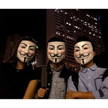 Maske V For Vandetta, Wanted Maskesi