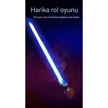 Long Dragon Harika Yedi Renkli Geri Çekilebilir Işın Kılıcı (Yurt Dışından)