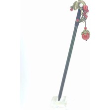 Tedz Collectıon Inci Taneli Püsküllü Topuz Çubuğu