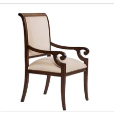 Bengi Ticaret Sandalye Zus162 Tam S Kolçak Model Kayın Retro Ayak  renk Baby face kumaş El Yapım