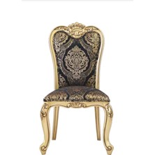 Bengi Ticaret Sandalye 19743 Zus003 Klasik Model  Kumaş Oyma Kayın Avangart  Ayak El yapı