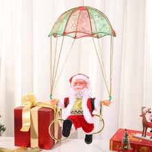 Perfect Choice Asılı Elektrikli Müzikal Paraşüt Noel Baba Dönen Dekorasyon (Yurt Dışından)