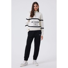 Lee Cooper Riyas Kadın %100 Pamuk Eşofman Alt Siyah