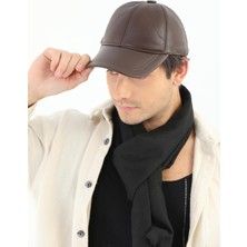 Elif İç Giyim Hakiki Deri Unisex Ayarlanır Şapka