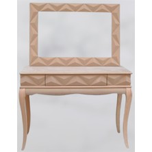 Bengi Ticaret  Dresuar Piramit Geometri Model Ham Ahşap Kayın Aslan Avangart Modern Çizgi El Yapım