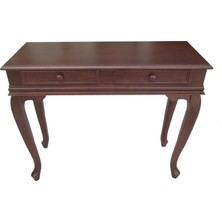 Bengi Ticaret Dresuar Çift Çekmece Kayın Aslan Ayak Kayın Kaplama Natüre Ceviz Boya El Yapım