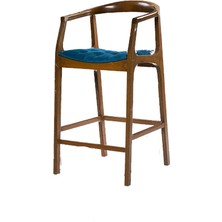 Bengi Ticaret Sandalye 14226 ST Zus703-268 Kolçak Bar Kayın Bambu Ayak Parlak Cevz TAYTÜY kumaş