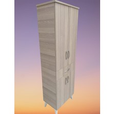 Bengi Ticaret Çok Amaçlı Dolap Cordoba Model Hard Parlak Suntalem 180 cm 4 Raf Demonte El Yapım