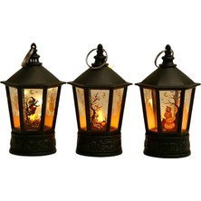 TopOne LED Jack-O'-Lantern Pumpkin Lantern Dekorasyon Cadılar Bayramı Partisi 3pcs (Yurt Dışından)