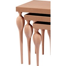 Bengi Ticaret Zigon Ilgz Tombul Klasik Model Kayın Ayak Kaplama Tabla Ham Kutu Sevk El Yapım