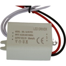 Hazar Led 1-3X1W LED Driver 350MA 3-12V Power LED Sürücü IP20 Power LED Driver