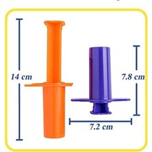 Artlantis Oyun Hamuru Kalıbı Merdane Silindir Kesici ve Enjektör Seti 9 Parça 1 Paket Okul Kreş Ana Sınıfı Etkinlik Okul Öncesi