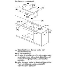Bosch PXX875D57E Serie 8 Davlumbaz Entegreli Indüksiyon Ocak