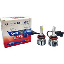 Photon Honda Civic Vtec-Fd6-Fb7-Fc5 Sis Uyumlu Photon Duo Serisi 6000K LED Xenon H11 Yeni Seri 12-24V